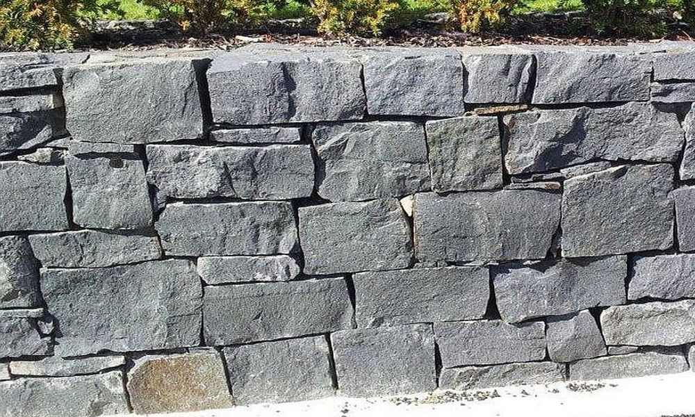 Granit Mauersteine Adrian Black